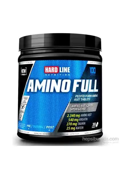 Hardline Nutrition Amino Full 300 Tablet ile Kas Gelişimini Artıran Performans Takviyesi