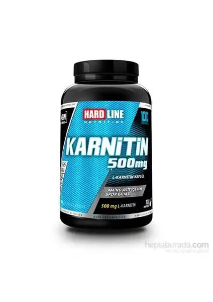 Hardline Nutrition L-Carnitine 500 mg ile Yağ Yakımını ve Enerjiyi Artırın