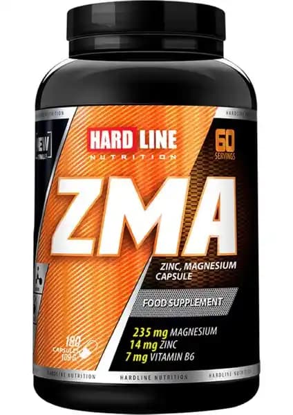 Hardline Nutrition Magnezyum Çinko B6 Vitamin ZMA Takviyesi Sağlıklı Yaşam ve Spor Performansını Destekler