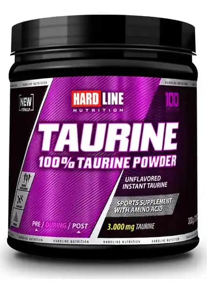 Hardline Nutrition Taurine Toz 300g ile Performansınızı Artırın ve Kaslarınızı Güçlendirin