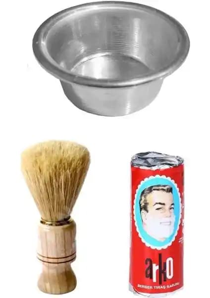 Hellove Farmasi Sakal Fırçası ve Arko Sabun Köpürtme Tası ile Erkek Bakımını Geliştirin