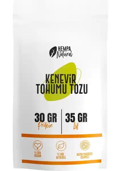 Hempa Natural Kenevir Tohumu Tozu: Doğal ve Besleyici Sağlıklı Yaşam Alternatifi