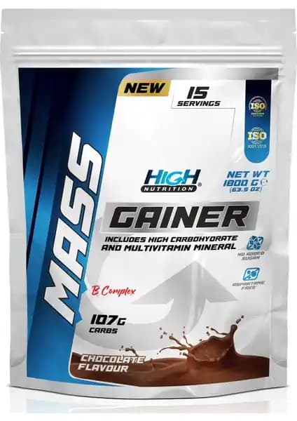High Mass Gainer 1800 Gr Çikolatalı Karbonhidrat Tozu Kas Kütlesini Artırmaya Yönelik Ürün