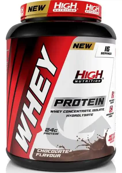 High Nutrition Whey Protein 480 gr Çikolata Aromalı - Kas Gelişimi ve Sağlıklı Yaşam İçin Protein Takviyesi
