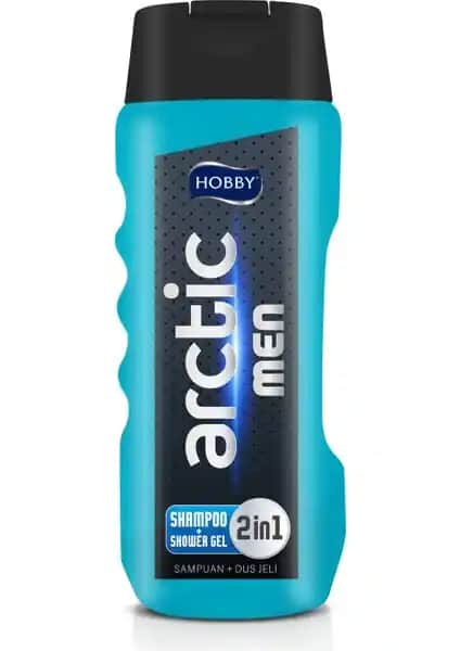 Hobby Erkek Şampuan ve Duş Jeli Men Arctic 400ml Pratik Çok Fonksiyonlu Temizlik Ürünü