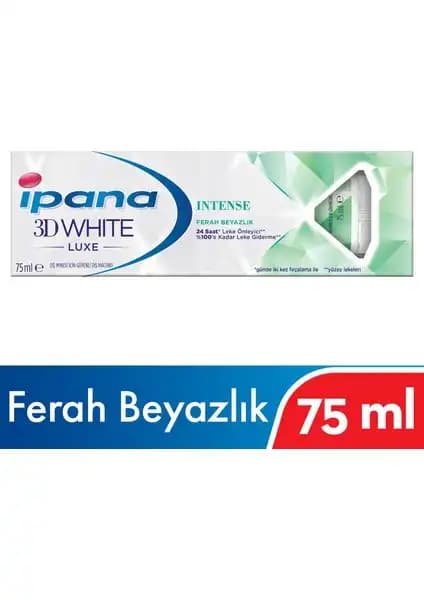 İpana 3D White Luxe Intense Diş Macunu ile Günlük Ağız Bakımında Etkili ve Güvenilir Temizlik