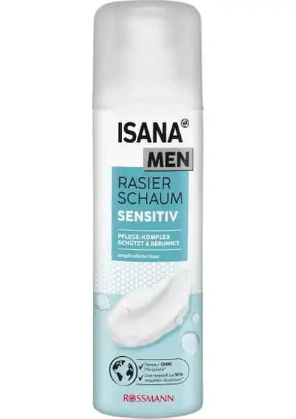 Isana Men Tıraş Köpüğü Hassas Ciltler İçin Dermatolojik Onaylı ve Ekonomik Çözüm