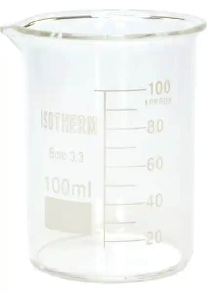Isotherm Beher Cam Kısa Form 100 Ml: Dayanıklı ve Estetik Saklama Çözümü