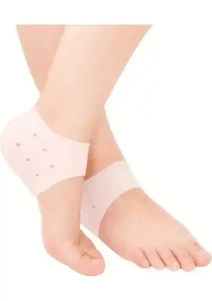 Jetfast 1 Çift Silikon Esnek Topuk Çorabı ile Ayak Sağlığınızı Koruyun ve Konforu Artırın