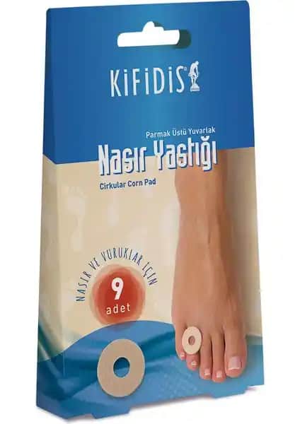Kifidis 010 Parmak Üstü Yuvarlak Ayak Yastığı ile Günlük Ayak Konforunuzu Artırın