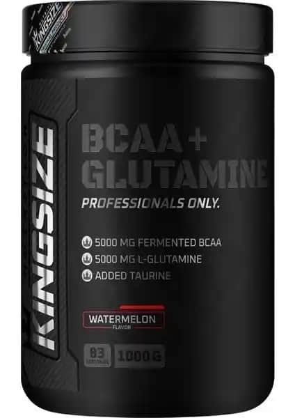 Kingsize Nutrition BCAA ve Glutamin Toz: Kas Gelişimi ve Dayanıklılığı Artıran Spor Takviyesi