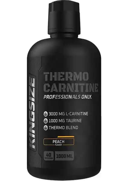 Kingsize Nutrition Thermo Carnitine Şeftali 1000 ml Yağ Yakımını Destekleyen Enerji Takviyesi