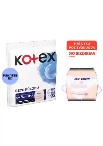 Kotex Regl Gece Külodu: Güvenli ve Konforlu Uyku İçin Yüksek Performanslı Hijyen Ürünü