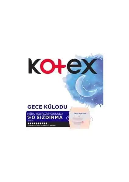 Kotex Regl Gece Külodu: Yüksek Emicilik ve Güvenlik Özellikleriyle Konforlu Uyku Deneyimi
