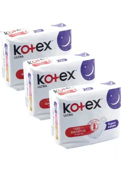 Kotex Ultra Extra Gece Ped: Yüksek Emicilik ve Güvenli Kullanım İçin Uygun Seçenek