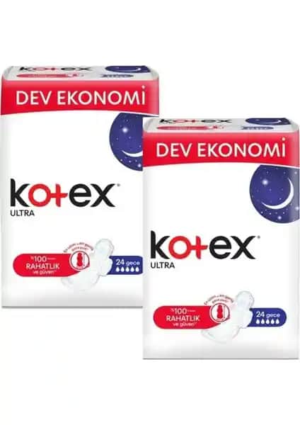 Kotex Ultra Gece Hijyenik Ped: Yüksek Emicilik ve Güvenlik Sunan Günlük ve Gece Kullanımı