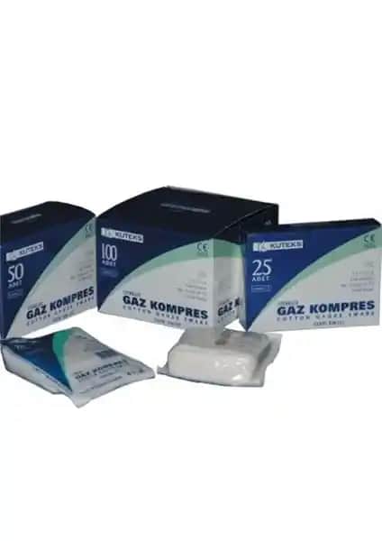 Kuteks Gaz Kompres 25 Lik Yara Bakımı ve Enfeksiyon Önleme Medikal Malzeme
