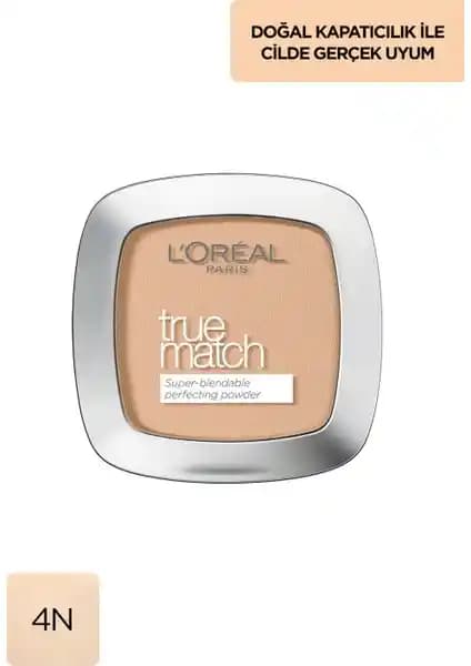 L'Oréal Paris True Match Pudra W7 Cinnamon Doğal ve Mat Görünüm Sunan Makyaj Pudrası