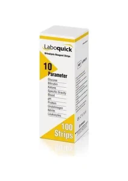 Laboquick İdrar Analiz Stribi 10 Parametreli Hızlı ve Güvenilir Test Çubuğu