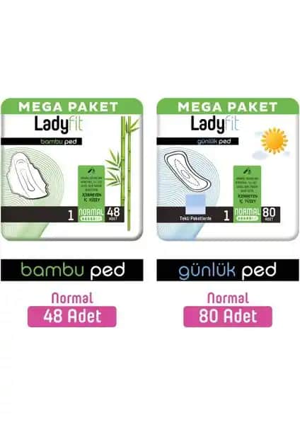 Ladyfit Bambu Ped Mega Normal ve Günlük Ped Mega Normal Ürünleri Özellikleri ve Kullanıcı Yorumları