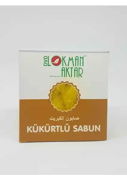 Lokman Aktar Doğal Kükürtlü Sabun 150 gr - Cilt ve Saç Bakımı İçin Doğal Alternatif