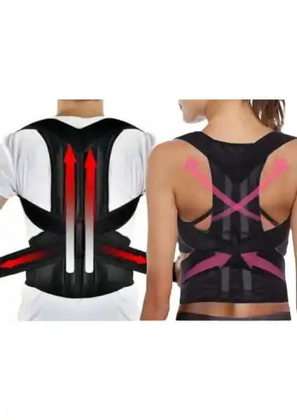 Luti Concept Çift Balenli Dik Duruş Korsesi Kadın ve Erkekler İçin Postür ve Bel Sağlığı Çözümü