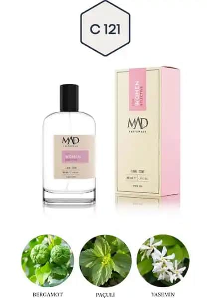 Mad Parfüm Mad C121 Selective kadınlar için özgün ve kalıcı 50 ml parfüm seçeneği