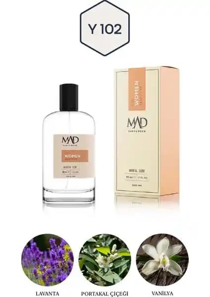 Mad Y102 Selective Kadın Parfümü: Kalıcı ve Zarif Oryantal Çiçeksi Koku