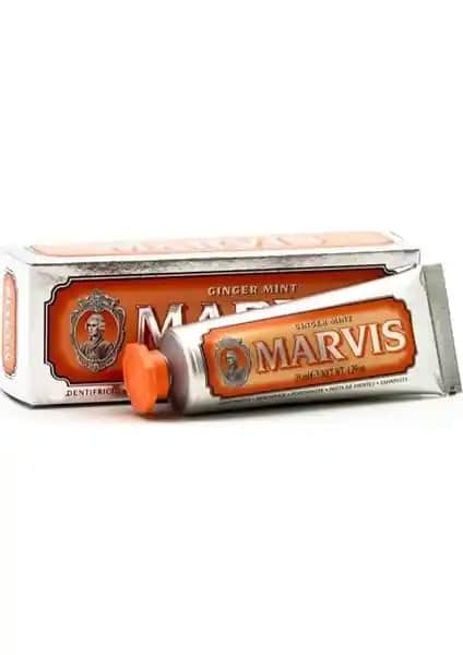 Marvis Ginger Mint 25ML Diş Macunu: Ferahlatıcı ve Hijyenik Ağız Bakımı Deneyimi