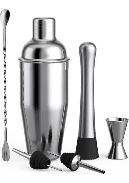 MBW 750ml Paslanmaz Çelik Kokteyl Seti Modern ve Dayanıklı Tasarım