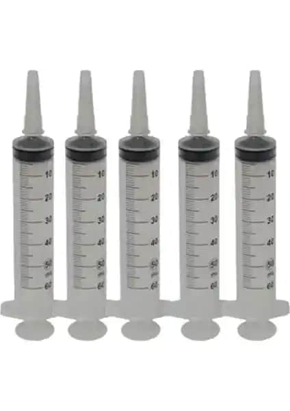 Mdk Home 25 Adet 50cc Beslenme Enjektörleri Güvenilir ve Hijyenik Kullanım İçin Uygun