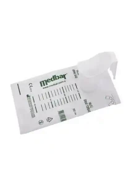 Medbar Valfli Idrar Torbası 1500ML Güvenli ve Pratik Tek Kullanımlık Çözüm