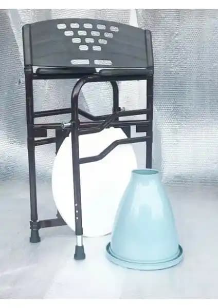 Medikalbim Borulu Hasta ve Yaşlı Tuvalet Sandalyesi Güvenli ve Kullanışlı Çözüm