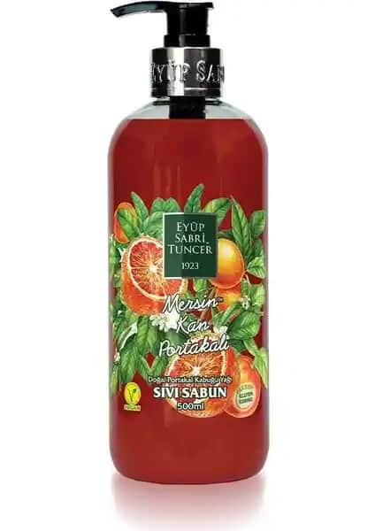 Mersin Portakallı Sıvı Sabun Doğal İçeriklerle Ferahlatıcı ve Cilt Dostu Temizlik
