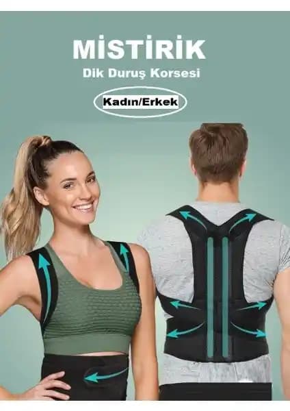 Mistirik Myxis Balenli Sırt Korsesi: Duruşu Güçlendiren ve Ağrıları Azaltan Medikal Destek