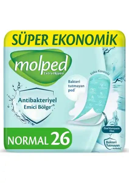 Molped Extra Hijyen Hijyenik Ped ile Güvenli ve Konforlu Regl Dönemleri