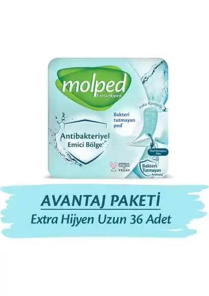 Molped Extra Hijyen Uzun Avantaj Paketi Kadınlar İçin Güvenilir ve Konforlu Hijyen Çözümü