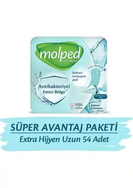 Molped Extra Hijyen Uzun Süper Avantaj Paketi ile Günlük Hijyen ve Güvenlik Artar