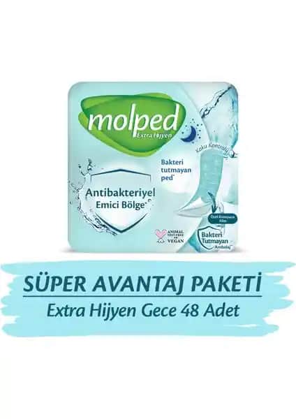 Molped Gece Kullanımı İçin Antibakteriyel Hijyenik Pedler Ürün Özellikleri ve Kullanım Avantajları