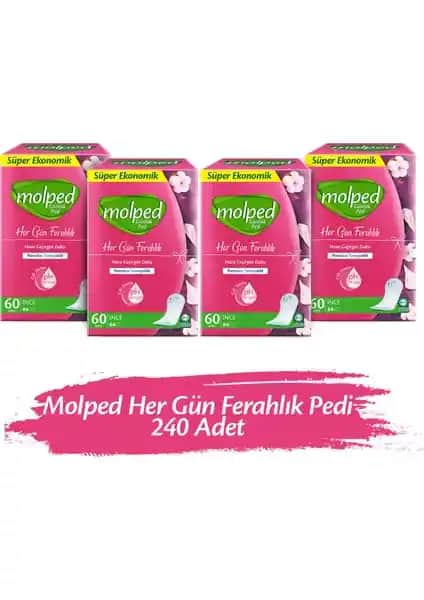 Molped Her Gün Ferahlık Günlük Ped: Konfor ve Güvenlik Sunan Günlük Hijyen Ürünü