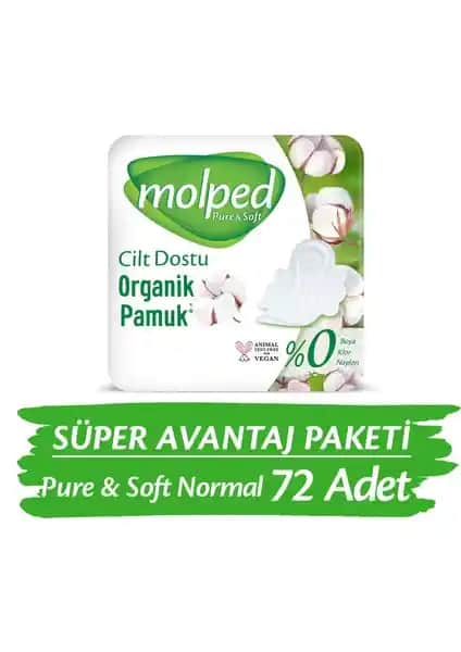 Molped Pure&Soft Günlük Hijyenik Ped – Doğal ve Konforlu Kullanım İçin Güvenilir Tercih
