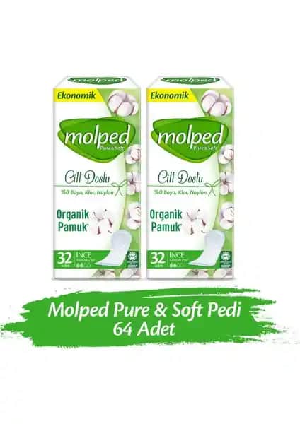 Molped Pure&Soft Günlük Ped: Doğal İçeriği ve Konforuyla Günlük Hijyen Çözümü