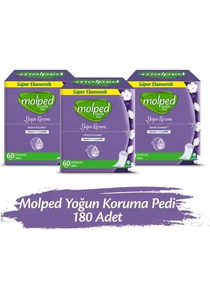 Molped Yoğun Koruma Günlük Ped: Yüksek Emici ve Konforlu Kadın Hijyen Ürünü