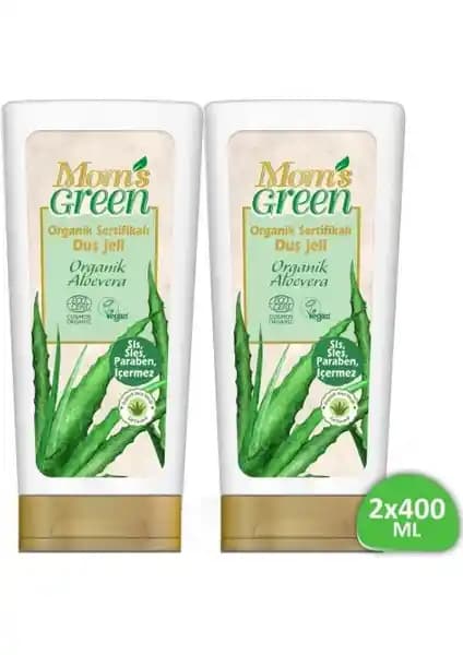 Mom's Green Organik Duş Jeli Seti Doğal ve Güvenilir Cilt Temizliği İçin Uygun