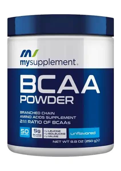 MySupplement BCAA Toz: Yüksek Kalite ve Güçlü Kas Gelişimi İçin Performans Destek Takviyesi