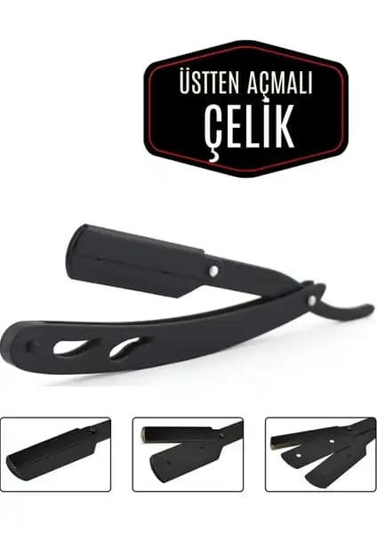 Nano Absolute Black Çelik Ustura Kutulu Set: Çok Amaçlı ve Dayanıklı Saklama Çözümü