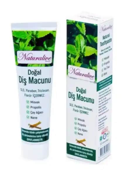 Naturalive Doğal Diş Macunu: Kimyasal İçermeyen Doğal İçeriklerle Güçlü Ağız Sağlığı