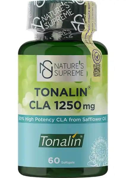 Nature's Supreme Tonalin CLA 1250 Mg ile yağ yakma ve vücut şekillendirme destekleri