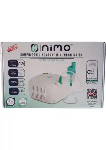Nimo Kompresörlü Mini Nebülizatör: Etkili ve Sessiz Solunum Tedavi Cihazı