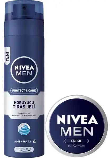 Nivea Tıraş Jeli ve Men Kremi 30 ml Erkek Bakımı İçin Pratik ve Etkili Çözüm